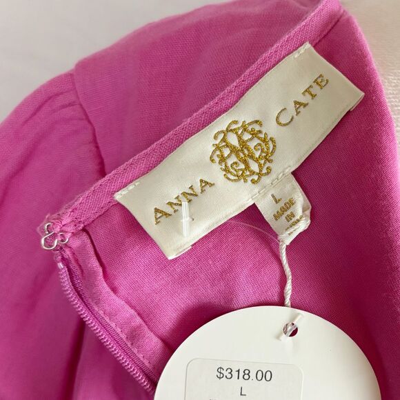 Anna Cate Fleur Mini Dress Large PInk NWT - Picture 8 of 11